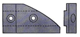 Dunlop GDB713 Handbrake Pad Set (Semi Quality)